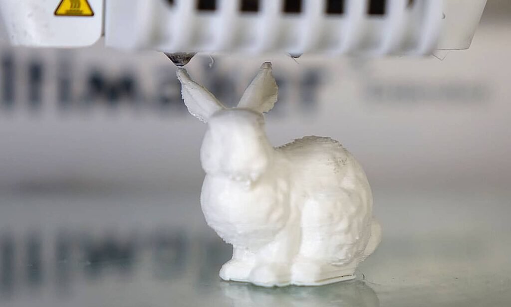 DNA of Things Embedding artificial DNA in a 3D-printed plastic bunny- DNA of things